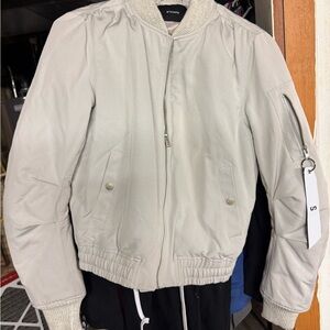 Stampd tan/Light Gray Bomber Jacket